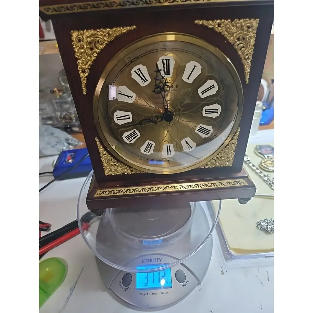 Vintage Weimar Clock German Democratic Republic (East Germany) Quartz Mantle